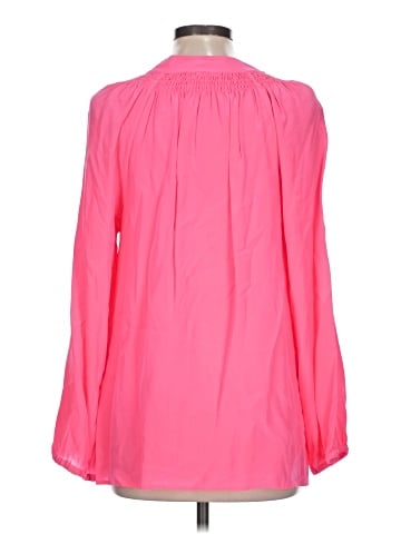 Lilly Pulitzer Long Sleeve Silk Top (view 2)