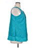 Worthington 100% Polyester Teal Sleeveless Blouse Size XL - photo 4