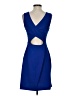 Betsey Johnson Solid Blue Cocktail Dress Size 4 - photo 2