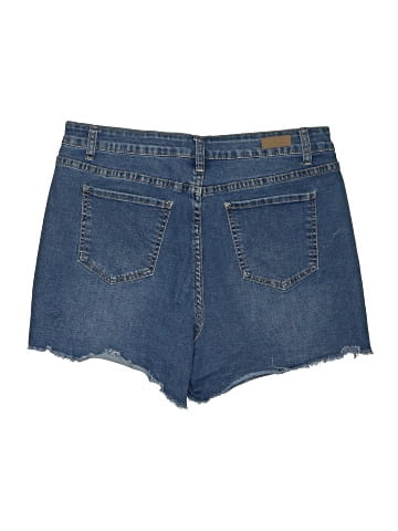 Bleu Denim Shorts (view 2)