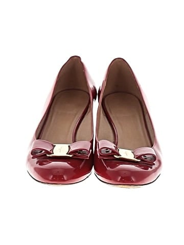 Salvatore Ferragamo Vintage Patent Leather Block Heels (view 2)