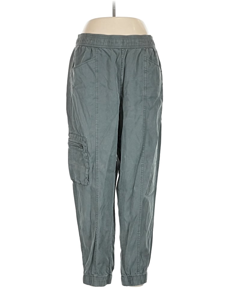 Pre-owned Nicole Miller Cargo Pants In Gray