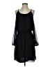 Boston Proper 100% Polyester Solid Black Casual Dress Size S - photo 1