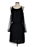Boston Proper 100% Polyester Solid Black Casual Dress Size S - photo 2