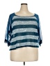 Extra Touch Blue 3/4 Sleeve Top Size 4X (estimated) - photo 1