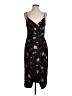 Floreat 100% Polyester Floral Black Casual Dress Size 4 - photo 1