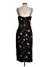 Floreat 100% Polyester Floral Black Casual Dress Size 4 - photo 2
