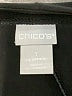 Chico's Solid Black Casual Dress Size Med (1) - photo 4