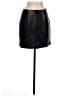 Express Black Faux Leather Skirt Size 5 - 6 - photo 2