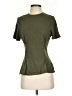 Something Navy Green Short Sleeve Top Size S - photo 1