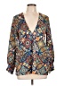 Mundefeis Blue Long Sleeve Blouse Size L - photo 1