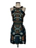 JOA Graphic Teal Cocktail Dress Size XS - photo 1