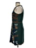 JOA Graphic Teal Cocktail Dress Size XS - photo 5