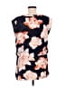 CAbi 100% Polyester Orange Sleeveless Blouse Size M - photo 2