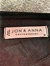 Jon & Anna 100% Polyester Black Short Sleeve Polo Size M - photo 7