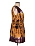 Assorted Brands Tie-dye Brown Cocktail Dress Size L - photo 4