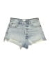 Zara Blue Denim Shorts Size 8 - photo 1