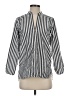 Everlane 100% Cotton Stripes Ivory 3/4 Sleeve Blouse Size 2 - photo 1