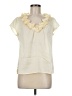 Talbots Ivory Short Sleeve Silk Top Size 6 - photo 1
