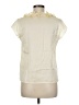 Talbots Ivory Short Sleeve Silk Top Size 6 - photo 2