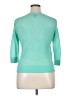 Talbots 100% Pima Cotton Teal Cardigan Size Lg Petite - photo 2