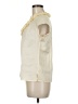 Talbots Ivory Short Sleeve Silk Top Size 6 - photo 5