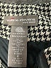 Valerie Stevens 100% Acetate Houndstooth Gray Blazer Size 6 - photo 3