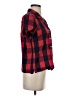 L.L.Bean Plaid Red Short Sleeve Button-Down Shirt Size XS - photo 4