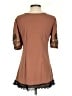Assorted Brands Brown Short Sleeve Blouse Size 3 - photo 2