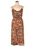 Love J Animal Print Brown Jumpsuit Size XL - photo 1