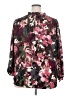 Anne Klein 100% Polyester Floral Pink 3/4 Sleeve Blouse Size 2X - photo 2