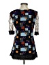 Assorted Brands Black 3/4 Sleeve Top Size 3 - photo 2