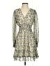 Max Studio 100% Polyester Floral Green Casual Dress Size S - photo 1