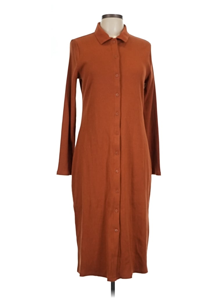 Pre-owned Gap Casual Dress In Brown