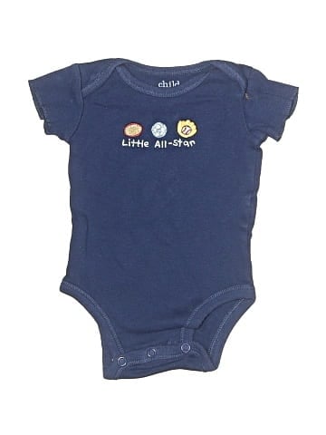Child of Mine by Carter's Short Sleeve Onesie (view 1)