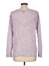 Talbots 100% Cotton Tweed Purple Pullover Sweater Size L - photo 2