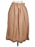 Wrap Solid Tan Casual Skirt Size 10 - photo 2