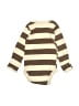 Carter's 100% Cotton Stripes Brown Long Sleeve Onesie Size Newborn - photo 2