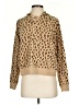 Billabong Animal Print Tan Pullover Sweater Size S - photo 1