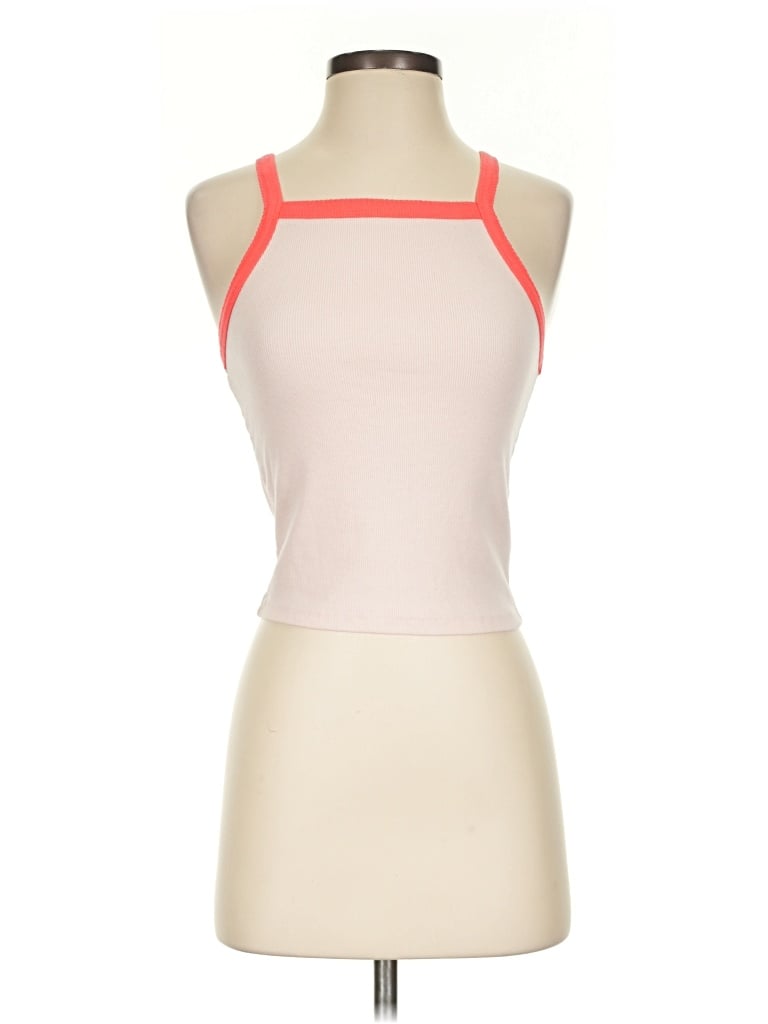 Pre-owned Wild Fable Tank Top Pink Halter Neckline Tops