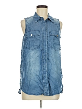 Michael Michael Kors Sleeveless Button Down Shirt