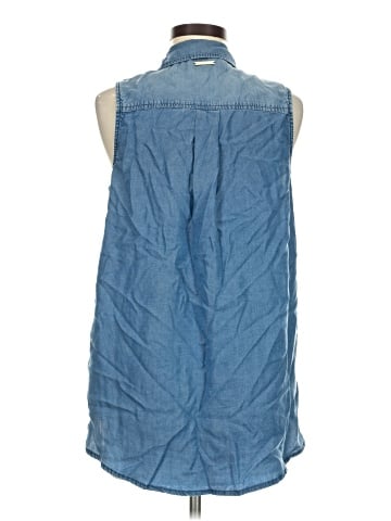 MICHAEL Michael Kors Sleeveless Button-Down Shirt (view 2)