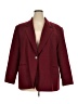 Joan Leslie Burgundy Wool Blazer Size 22 - photo 1
