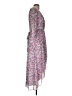 BCBGeneration Paisley Purple Casual Dress Size 6 - photo 4