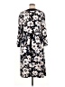 ELOQUII 100% Polyester Floral Black Casual Dress Size 14 Plus - photo 2