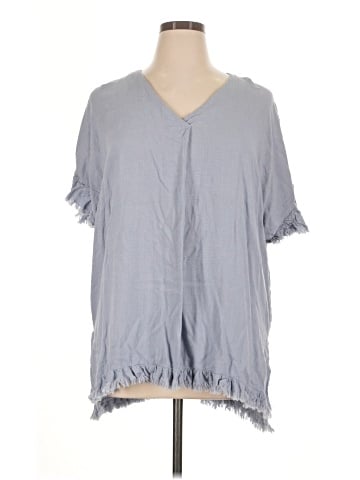 Umgee Short Sleeve Blouse (view 1)