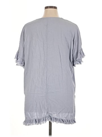 Umgee Short Sleeve Blouse (view 2)