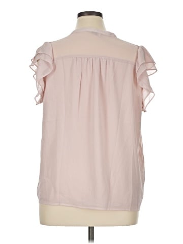 Ann Taylor LOFT Outlet Short Sleeve Blouse (view 2)