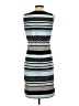 J. McLaughlin Stripes Gray Casual Dress Size S - photo 2