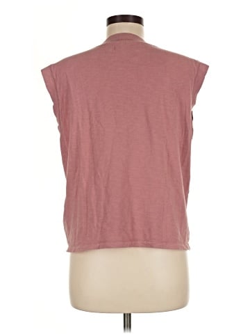 Madewell Garment-Dyed Henley Muscle Tee (view 2)